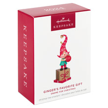Load image into Gallery viewer, Hallmark Gnome for Christmas Ginger&#39;s Favorite Gift 2024 LTD Ornament
