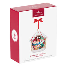 Load image into Gallery viewer, Hallmark 5th Anniversary Gnome for Christmas Papercraft 2025 Ornament
