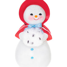 Load image into Gallery viewer, Hallmark Sweet Snow Girl 2025  LTD Porcelain Ornament *coming in Oct

