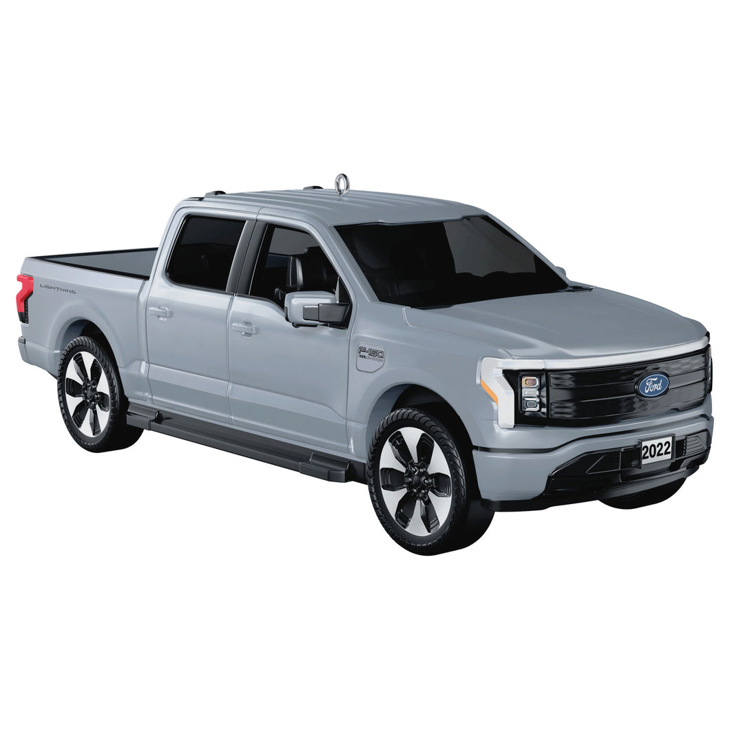 Hallmark 2022 Ford F-150 Lightning 2023 Metal Ornament