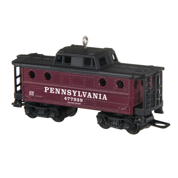 Hallmark Lionel® Pennsylvania K4 Caboose Metal Ornament