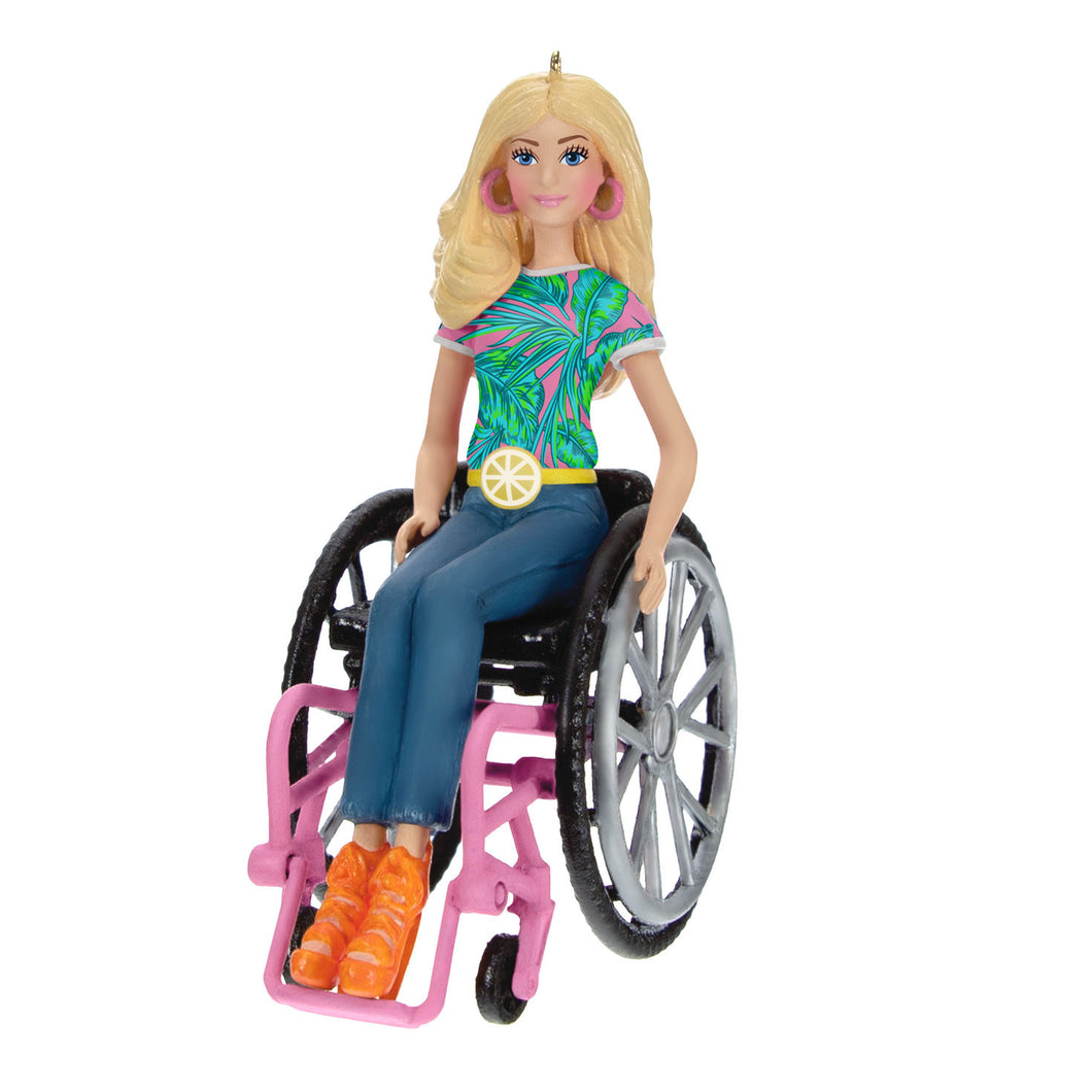 Hallmark Barbie™ Fashionista With Wheelchair Ornament