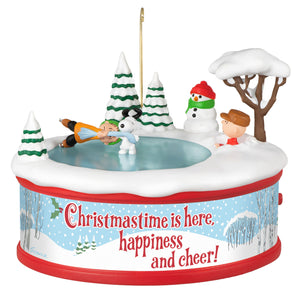 Hallmark The Peanuts® Gang Christmastime Is Here Musical Ornament With Motion