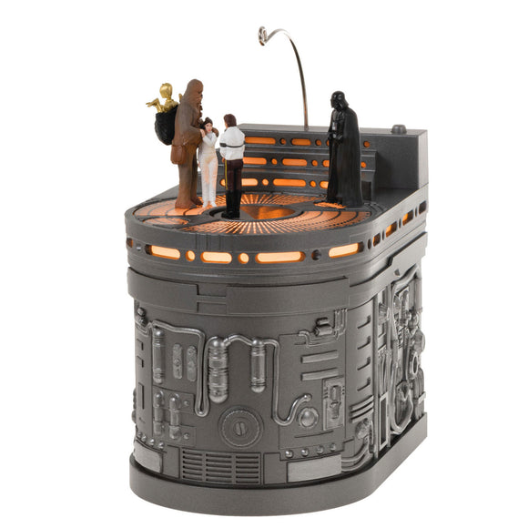 Hallmark Star Wars: The Empire Strikes Back™ Into the Carbon-Freezing™ Chamber Ornament With Light, Sound and Motion