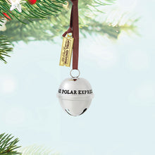 Load image into Gallery viewer, Hallmark The Polar Express™ 20th Anniversary Santa&#39;s Sleigh Bell 2024 Metal Ornament
