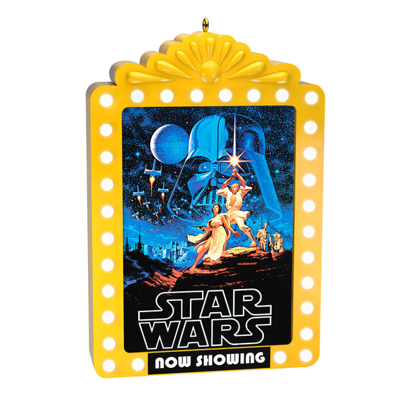 Hallmark Star Wars: A New Hope™ Now Showing Ornament With Light