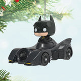 Hallmark DC™ 1989 Batman™ in His Batmobile™ Funko POP!® 2024 Ornament