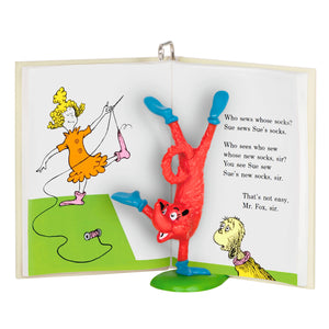 Hallmark Dr. Seuss's Fox in Socks™ Who Sews Whose Socks? Ornament