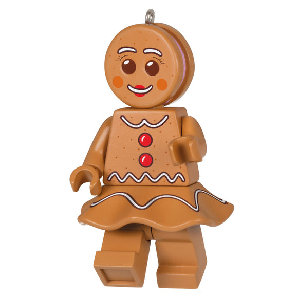 Hallmark Gingerbread Woman LEGO® Minifigure Ornament