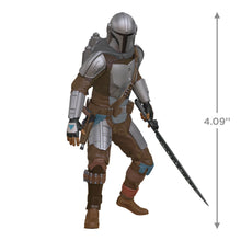 Load image into Gallery viewer, Hallmark Star Wars: The Mandalorian™ Wielding the Darksaber™ 2024 Ornament
