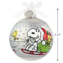 Load image into Gallery viewer, Hallmark Peanuts® 75th Anniversary Special Edition 2025 Glass Ornament *coming in Oct
