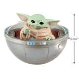 Hallmark Star Wars: The Mandalorian™ Grogu™ in Hovering Pram 2024 Ornament With Light, Sound and Motion