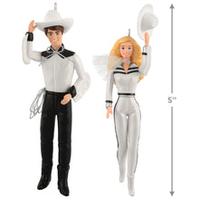 Load image into Gallery viewer, Hallmark Barbie™ and Ken™ Western Stars 2025 Ornaments, Set of 2 *coming in Oct
