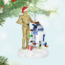 Load image into Gallery viewer, Hallmark Star Wars™ C-3PO™ and R2-D2™ Peekbuster 2024 Ornament With Motion-Activated Sound
