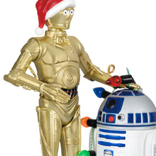Load image into Gallery viewer, Hallmark Star Wars™ C-3PO™ and R2-D2™ Peekbuster 2024 Ornament With Motion-Activated Sound

