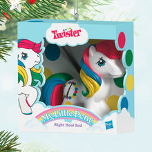 Load image into Gallery viewer, Hallmark Hasbro® My Little Pony® Retro Twister® Right Hoof Red 2025 Ornament
