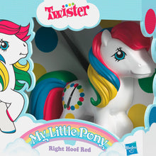 Load image into Gallery viewer, Hallmark Hasbro® My Little Pony® Retro Twister® Right Hoof Red 2025 Ornament
