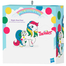 Load image into Gallery viewer, Hallmark Hasbro® My Little Pony® Retro Twister® Right Hoof Red 2025 Ornament
