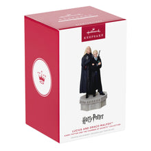 Load image into Gallery viewer, Hallmark Harry Potter and the Chamber of Secrets™ Collection Lucius and Draco Malfoy™ Ornament With Light and Sound
