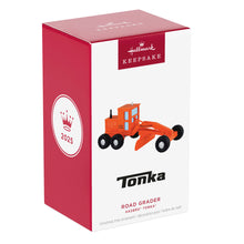 Load image into Gallery viewer, Hallmark Hasbro® Tonka® Road Grader 2025 Metal Ornament *coming in Oct

