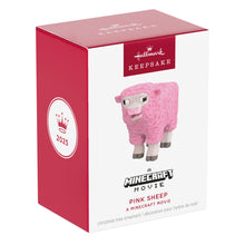 Load image into Gallery viewer, Hallmark A Minecraft Movie Pink Sheep 2025 Ornament *coming in Oct

