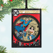 Load image into Gallery viewer, Hallmark DC Comics™ 90th Anniversary DC Through the Ages 2025 Papercraft Ornament *coming in Oct
