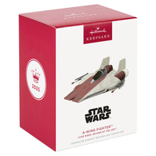 Load image into Gallery viewer, Hallmark Star Wars: Return of the Jedi™ A-Wing Fighter™ 2025 Ornament
