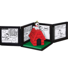 Load image into Gallery viewer, Hallmark Peanuts® 75th Anniversary Snoopy as The Flying Ace 2025 Musical Ornament
