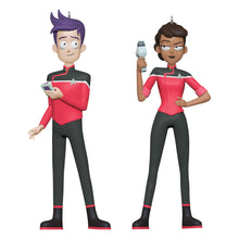 Load image into Gallery viewer, Hallmark Star Trek™: Lower Decks Ensigns Beckett Mariner and Bradward Boimler 2025 Ornaments, Set of 2
