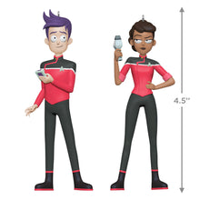 Load image into Gallery viewer, Hallmark Star Trek™: Lower Decks Ensigns Beckett Mariner and Bradward Boimler 2025 Ornaments, Set of 2
