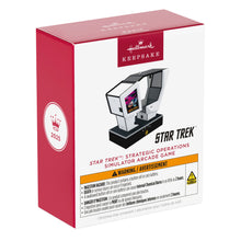 Load image into Gallery viewer, Hallmark Star Trek™: Strategic Operations Simulator Arcade Game 2025 Ornament With Light and Sound *coming in Oct
