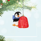 Hallmark Mini Petite Penguins A Gumdrop Greeting 2024 Ornament, 0.86"