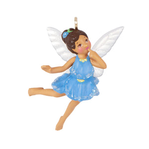 Hallmark Mini Petite Pansy Fairy Ornament, 1.125"