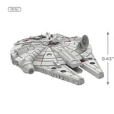 Hallmark Mini Star Wars™ Millennium Falcon™ 2024 Ornament, 0.43"