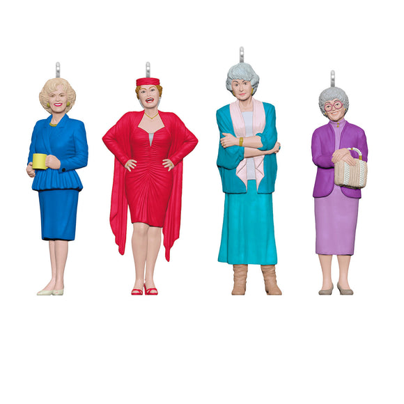 Hallmark Mini The Golden Girls 2024 Ornaments, Set of 4