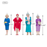 Hallmark Mini The Golden Girls 2024 Ornaments, Set of 4