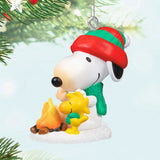 Hallmark Mini Peanuts® Winter Fun With Snoopy 2024 Ornament, 1.02"