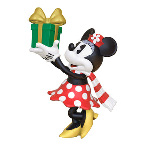 Hallmark Mini Disney Minnie Mouse Minnie's Special Delivery 2024 Ornament, 1.31"