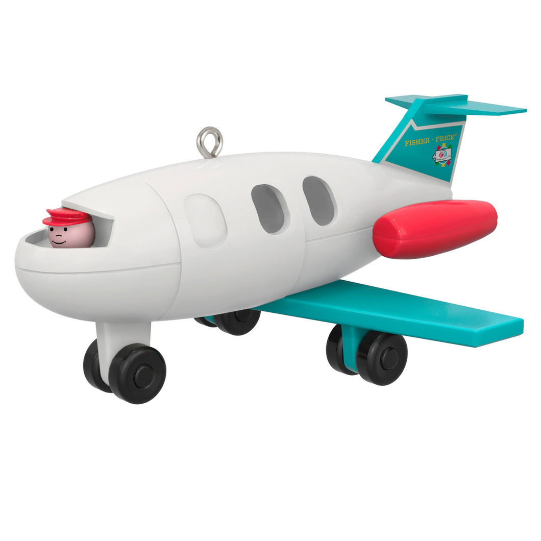 Hallmark Mini Fisher-Price™ Fun Jet Ornament, 0.58