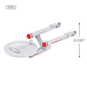 Hallmark Mini Star Trek™ U.S.S. Enterprise NCC-1701 Ornament, 0.035"