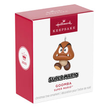 Load image into Gallery viewer, Hallmark Mini Nintendo Super Mario™ Goomba 2025 Ornament, 1&quot;
