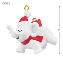 Load image into Gallery viewer, Hallmark Mini Festive White Elephant 2025 Ornament, 1&quot; *coming in Oct
