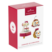 Load image into Gallery viewer, Hallmark Mini Cooking Up Christmas 2025 Ornaments, Set of 3
