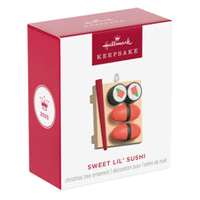 Load image into Gallery viewer, Hallmark Mini Sweet Lil&#39; Sushi 2025 Ornament, 1&quot;

