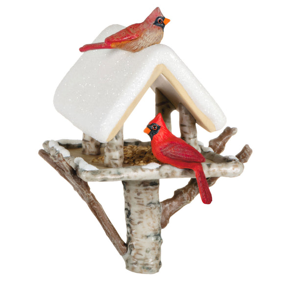 Hallmark Marjolein's Garden Winter Cardinals Ornament