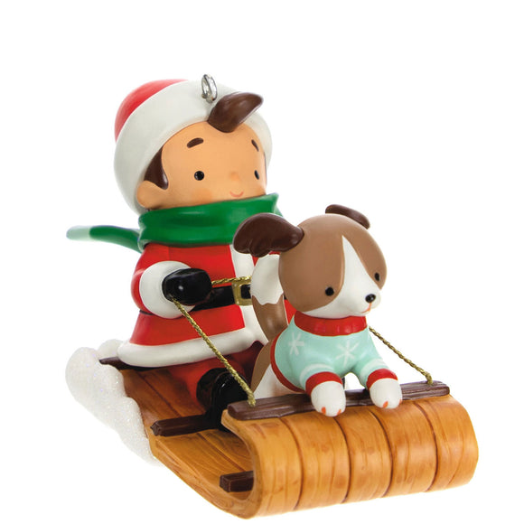 Hallmark Young Santa Ornament