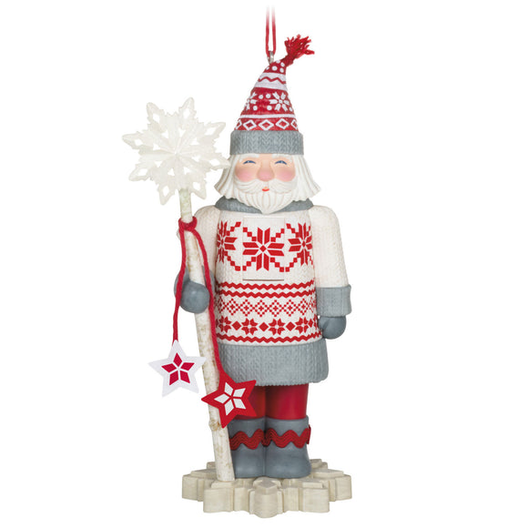 Hallmark Noble Nutcrackers Snowfall Prince Ornament