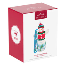 Load image into Gallery viewer, Hallmark Snowtop Lodge Ollie U. Halfpipe 2025 Porcelain Ornament
