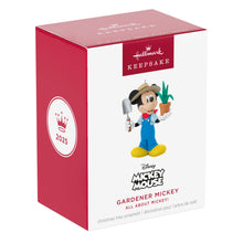 Load image into Gallery viewer, Hallmark Disney All About Mickey! Gardener Mickey 2025 Ornament
