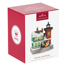 Load image into Gallery viewer, Hallmark Holiday Lighthouse 2025 Ornament With Light
